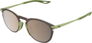 100% Legere Sunglasses - Round - Viperidae - Bronze Mirror 61040-389-80