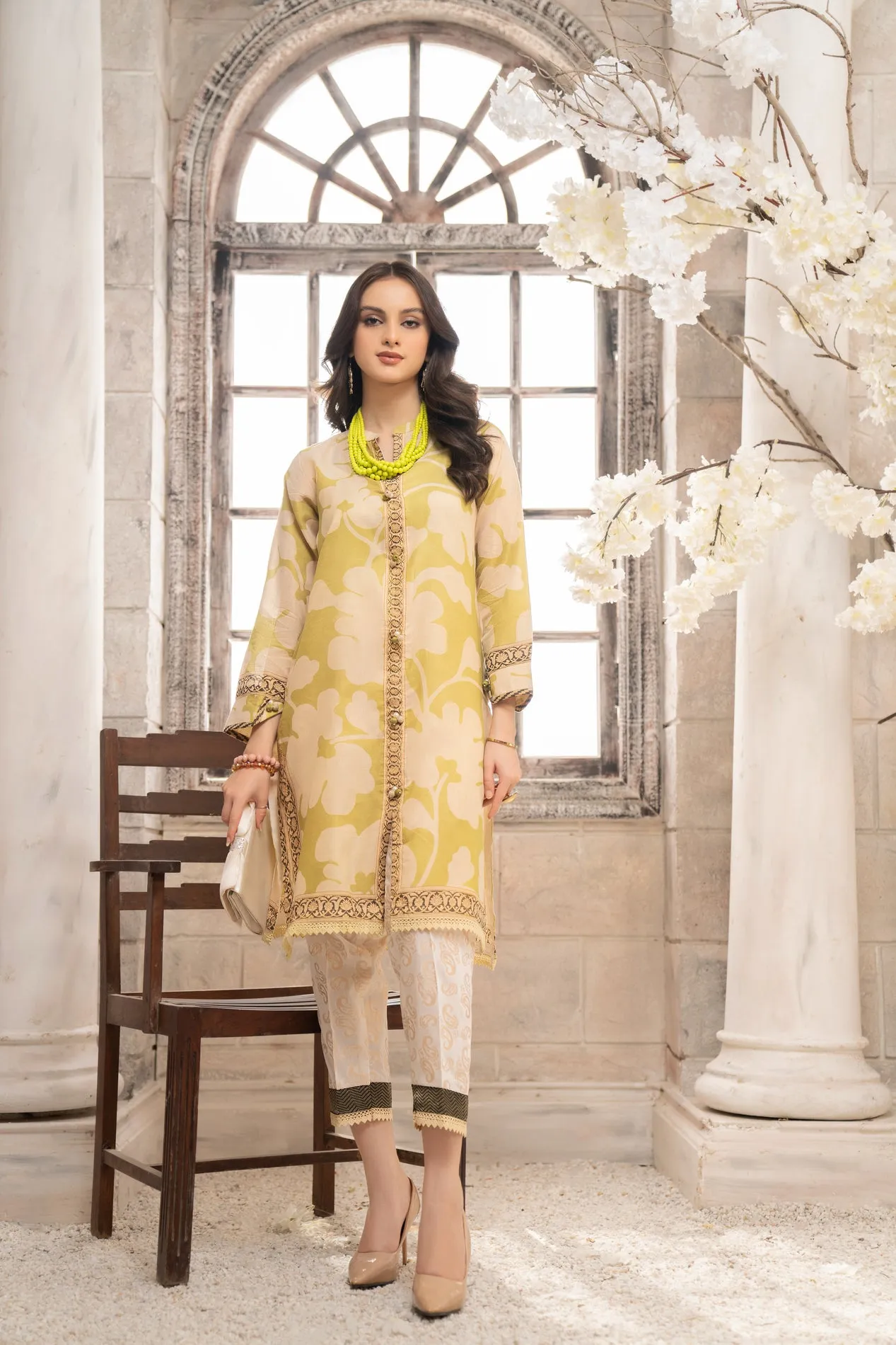 2PC LAWN DRESS BY AABPARA 01