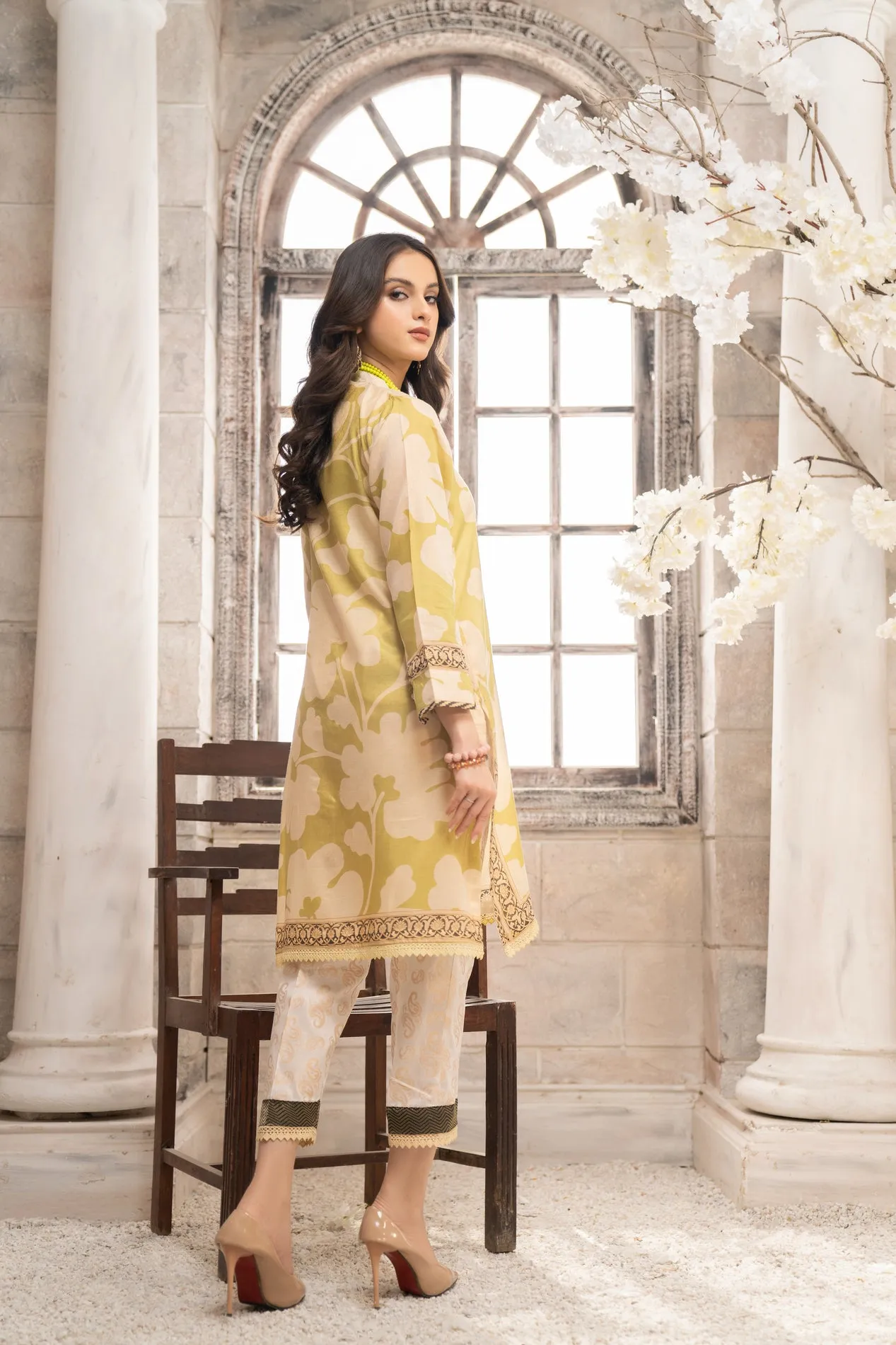 2PC LAWN DRESS BY AABPARA 01