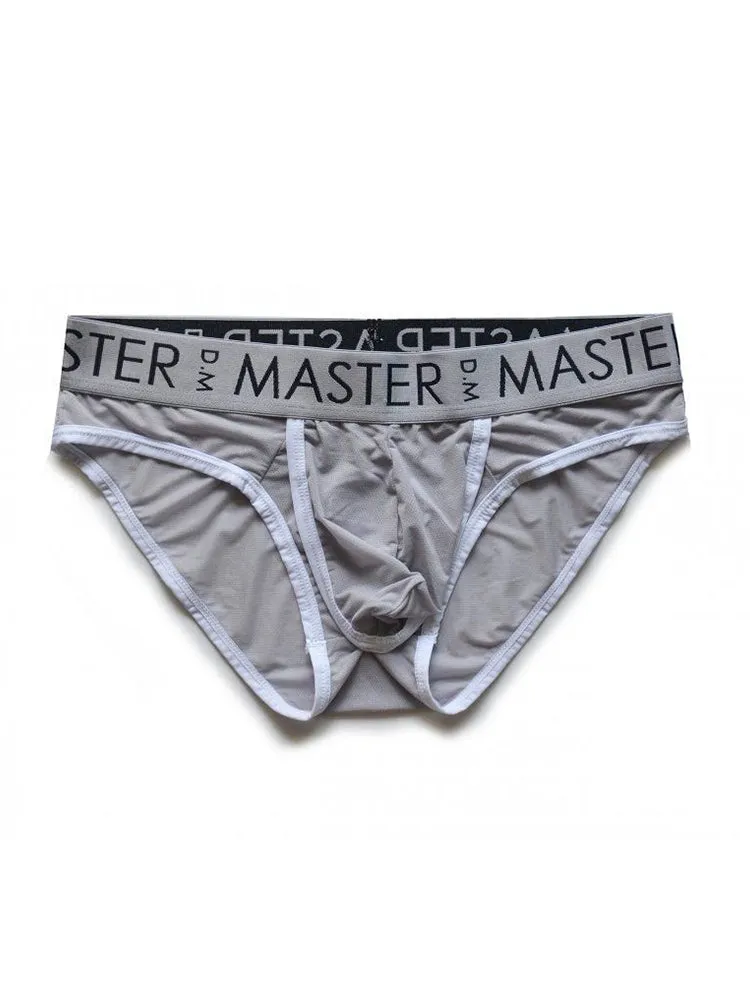 3 Pack Men's High Elasticity Quick-Dry Gun Egg Separation Wide Waist Briefs