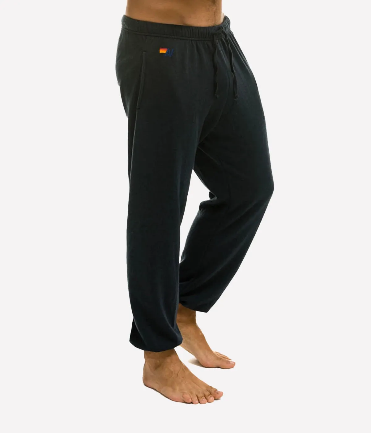 5 Stripe Sweatpant in Charcoal