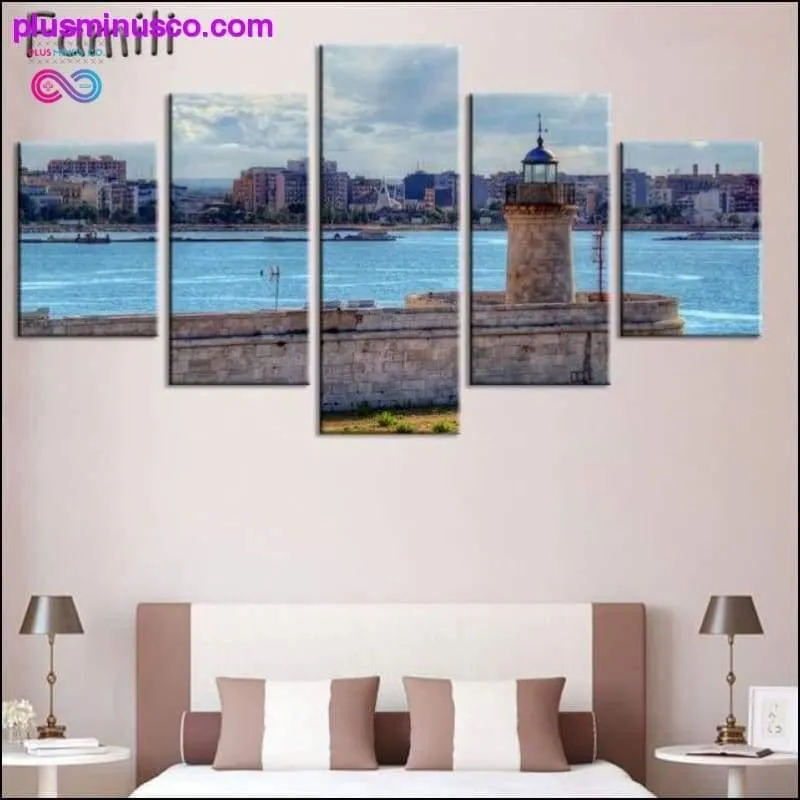 5Pcs/set Tuscany Italy Meadows flowers nature landscape