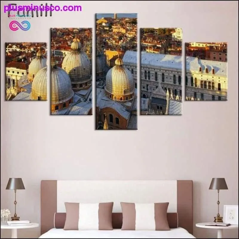 5Pcs/set Tuscany Italy Meadows flowers nature landscape
