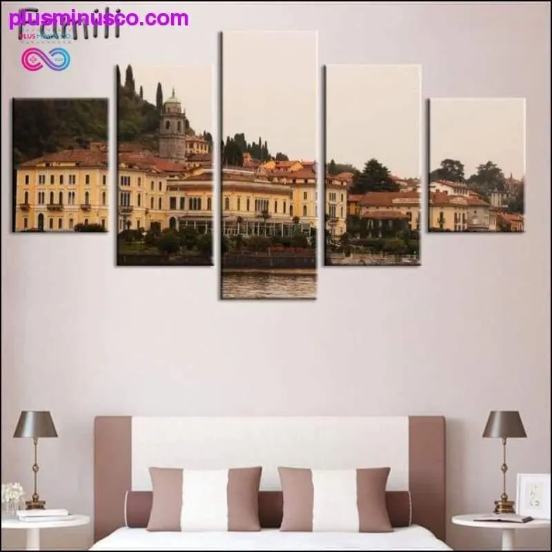 5Pcs/set Tuscany Italy Meadows flowers nature landscape