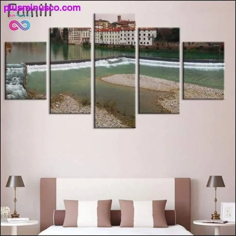 5Pcs/set Tuscany Italy Meadows flowers nature landscape