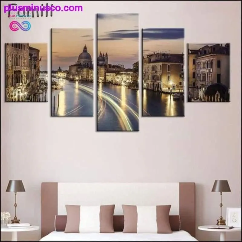 5Pcs/set Tuscany Italy Meadows flowers nature landscape