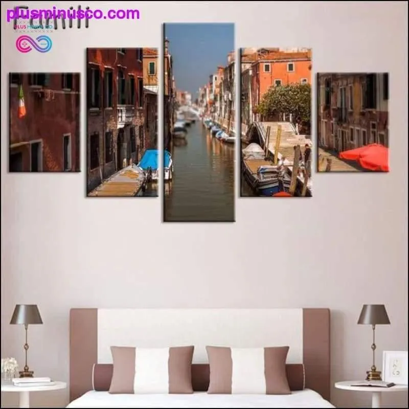 5Pcs/set Tuscany Italy Meadows flowers nature landscape