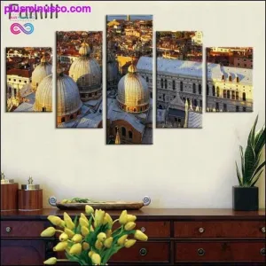 5Pcs/set Tuscany Italy Meadows flowers nature landscape