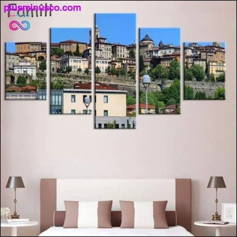 5Pcs/set Tuscany Italy Meadows flowers nature landscape