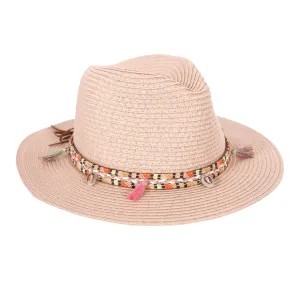 Acorn Folklore Wide Brim Hat - Light Pink