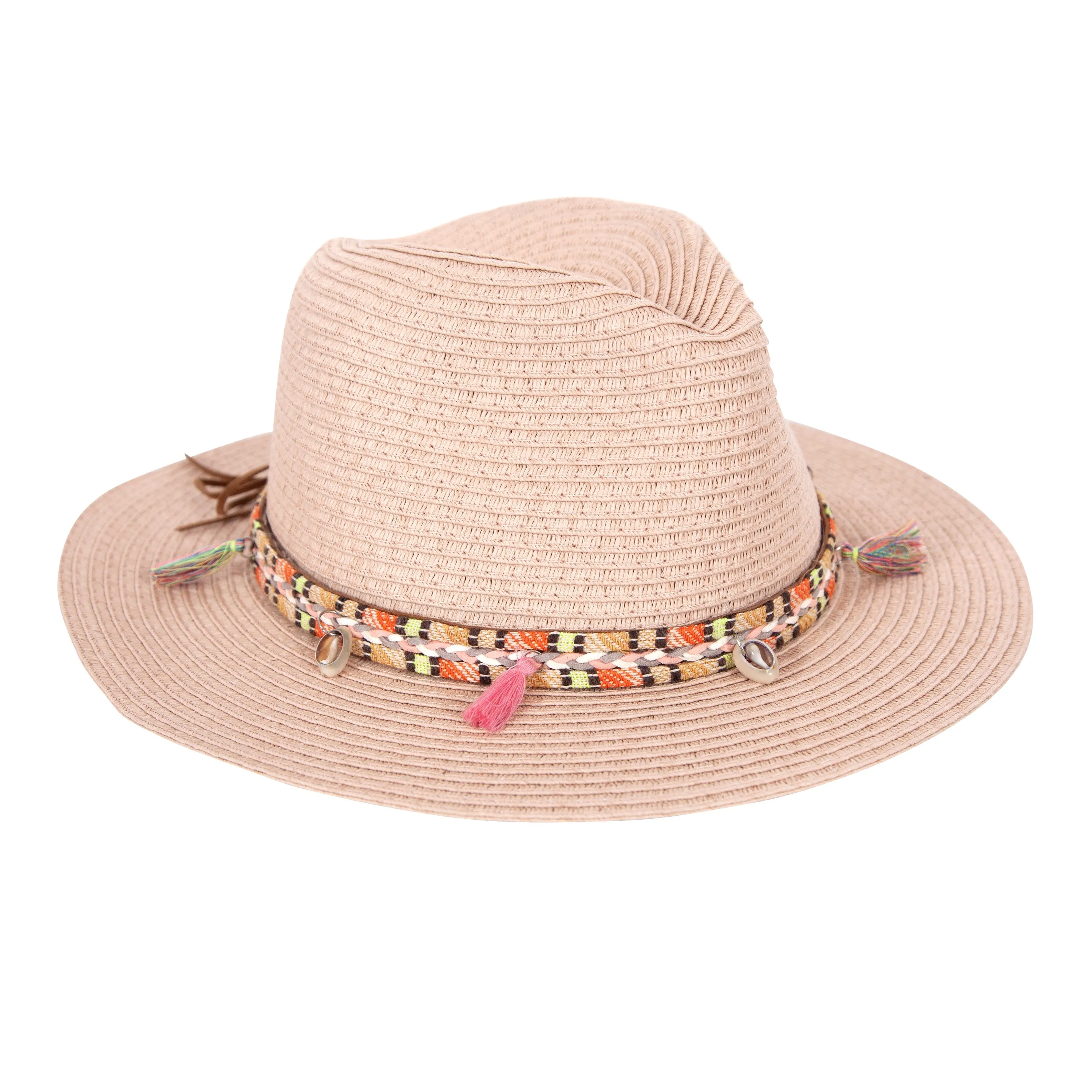 Acorn Folklore Wide Brim Hat - Light Pink