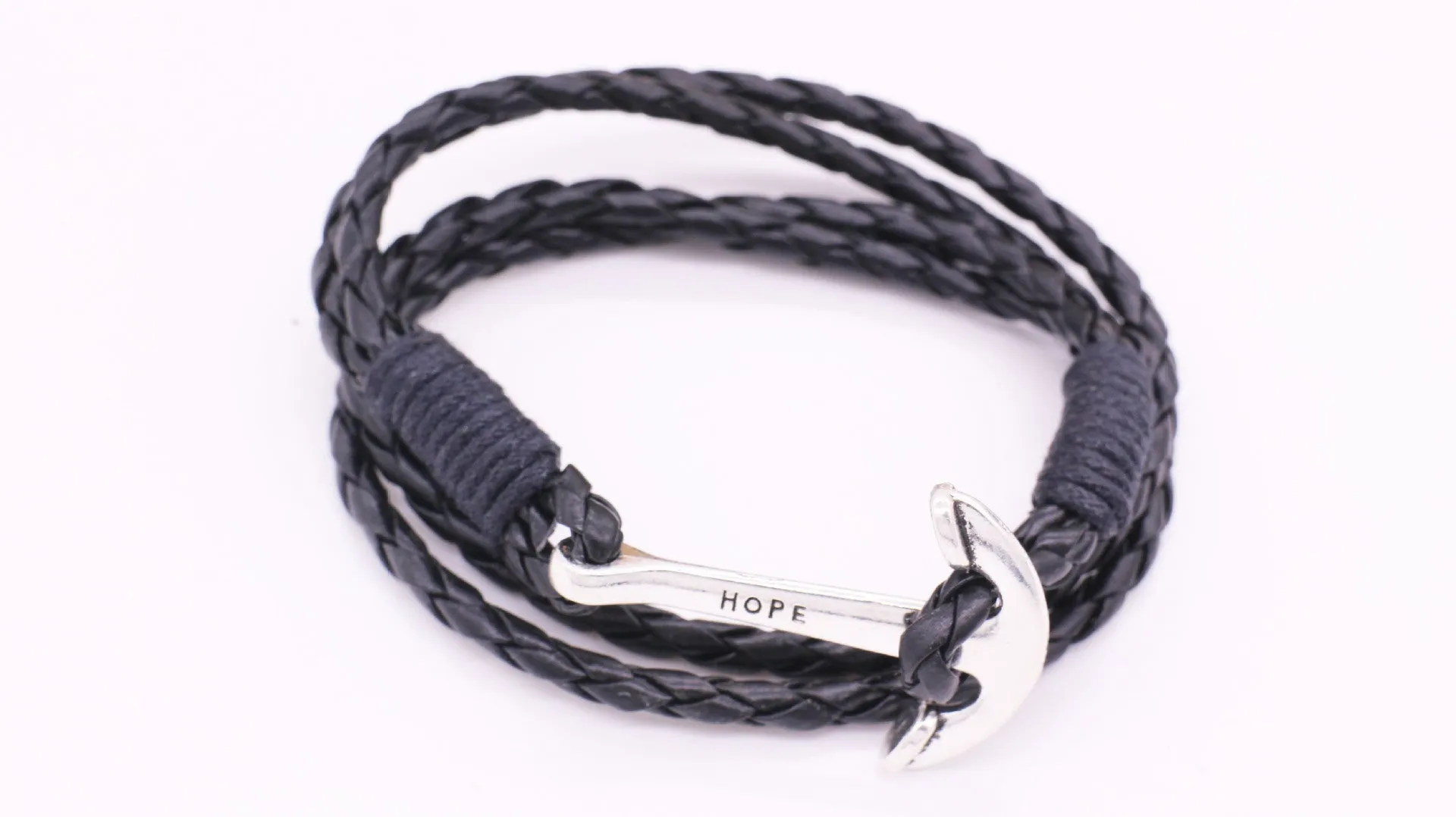 Anchor Bracelet Weave Multilayer Men's Jewelry
