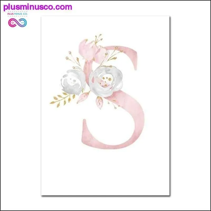 Baby Posters Personalized Girl's Name Custom Poster Nursery