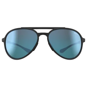 BEX Wesley Lite Black/Gray/Blue Silver Sunglasses - S124BKGYBS