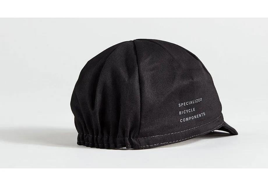 COTTON CYCLING CAP BLK OSFA