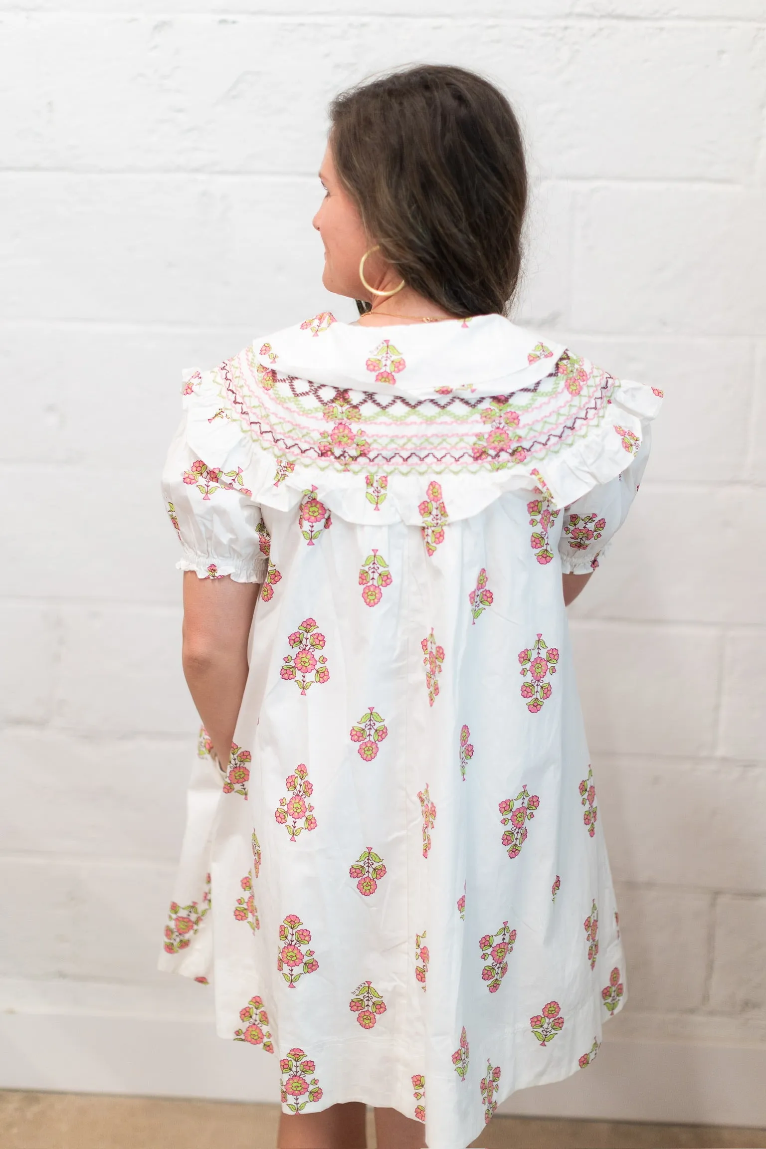 Floral Embroidered Dress