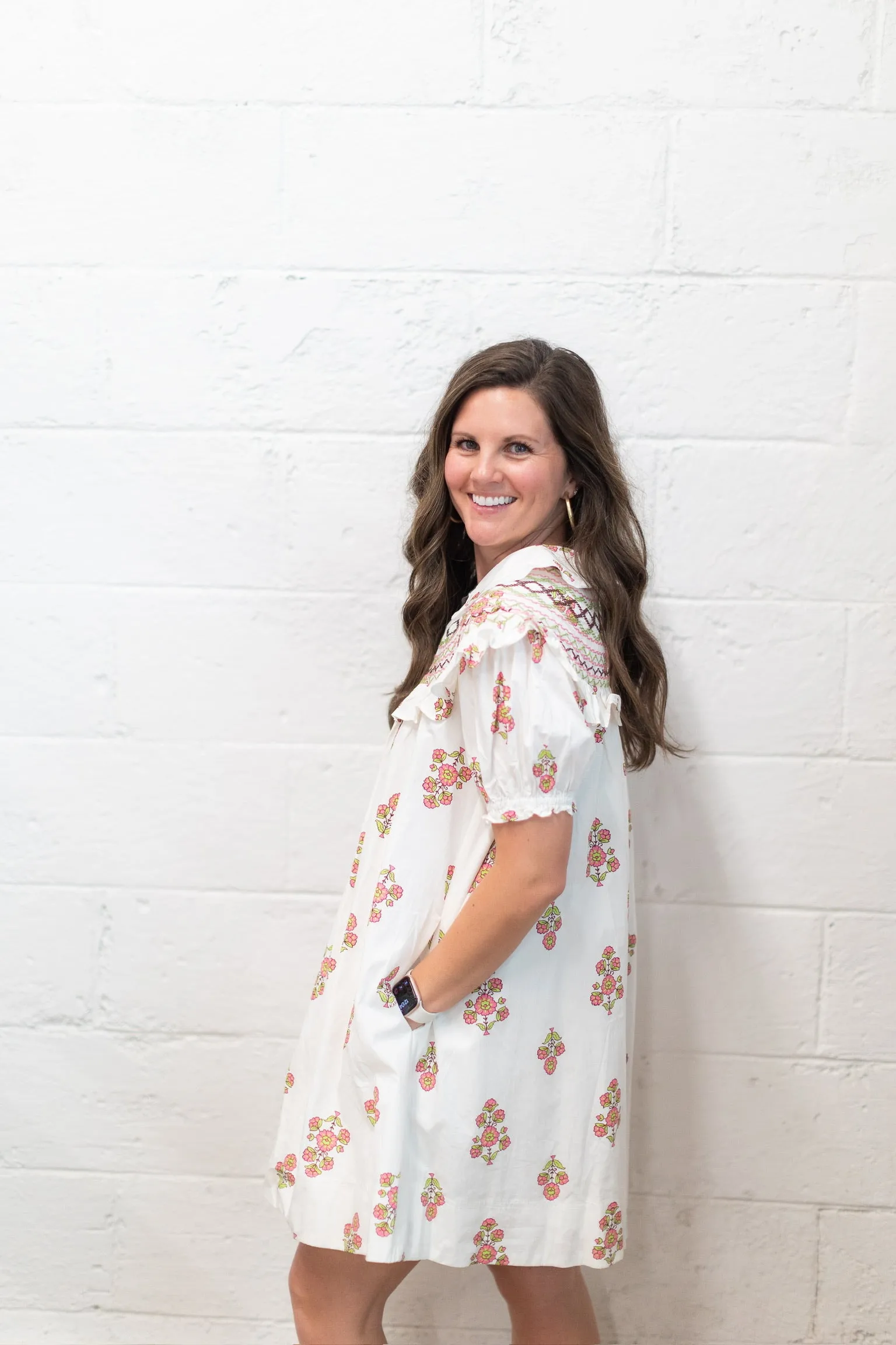 Floral Embroidered Dress