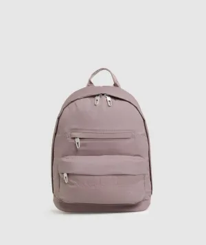 Gymshark Premium Lifestyle Mini Backpack - Washed Mauve