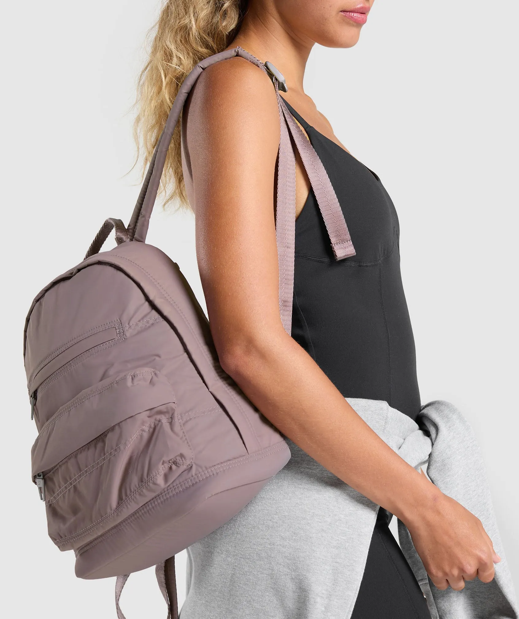 Gymshark Premium Lifestyle Mini Backpack - Washed Mauve