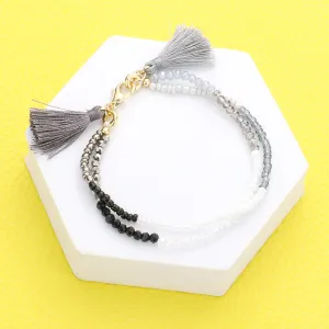 iLLASPARKZ Colorful Beaded Tassel Bracelet