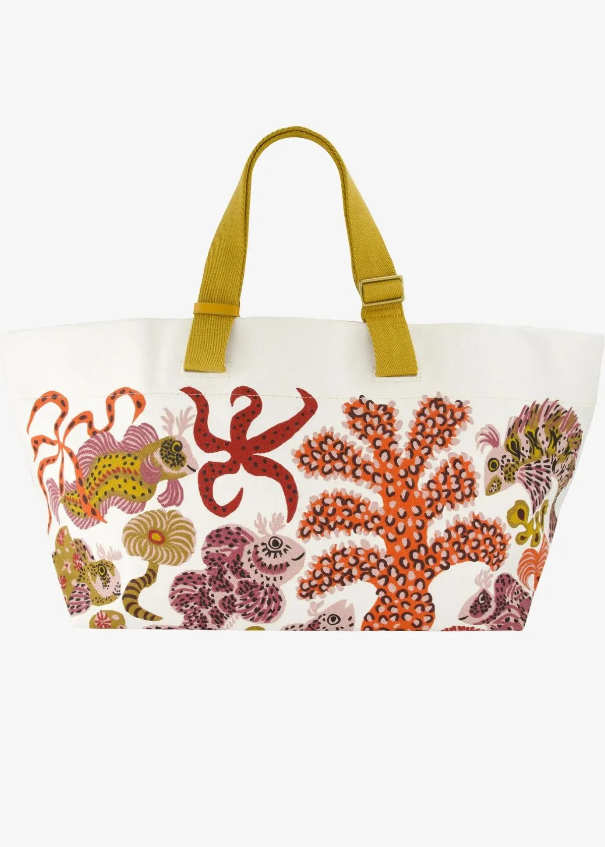 INOUI EDITIONS Jardin de sirènes / Dom Robert Carrier Bag - White