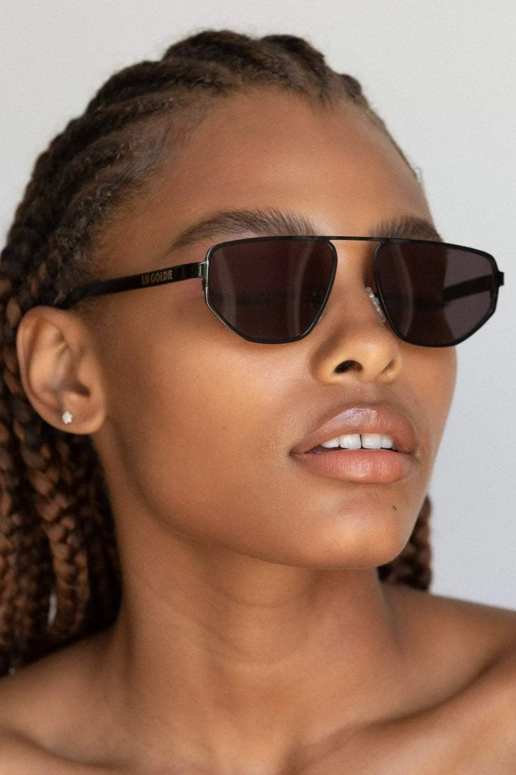 LU GOLDIE VICTOIRE SUNGLASSES - BLACK