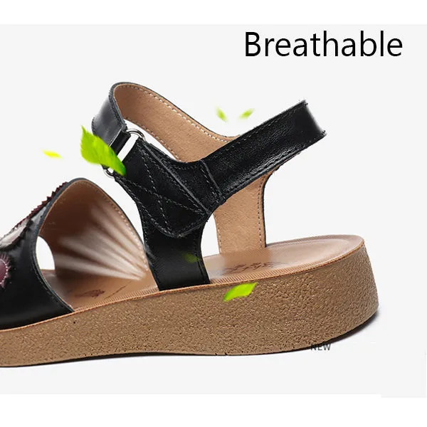 Middle-aged Cozy Flat Non-slip Sandals