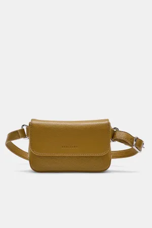 Mini Camille Crossbody Olive Oil Pebble