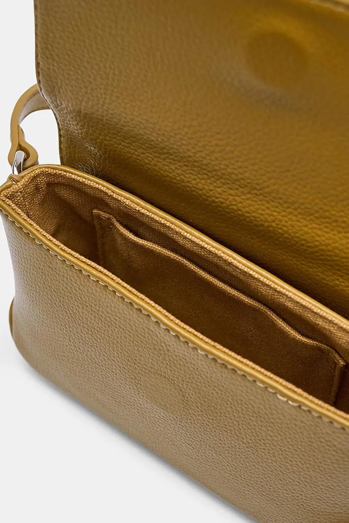 Mini Camille Crossbody Olive Oil Pebble