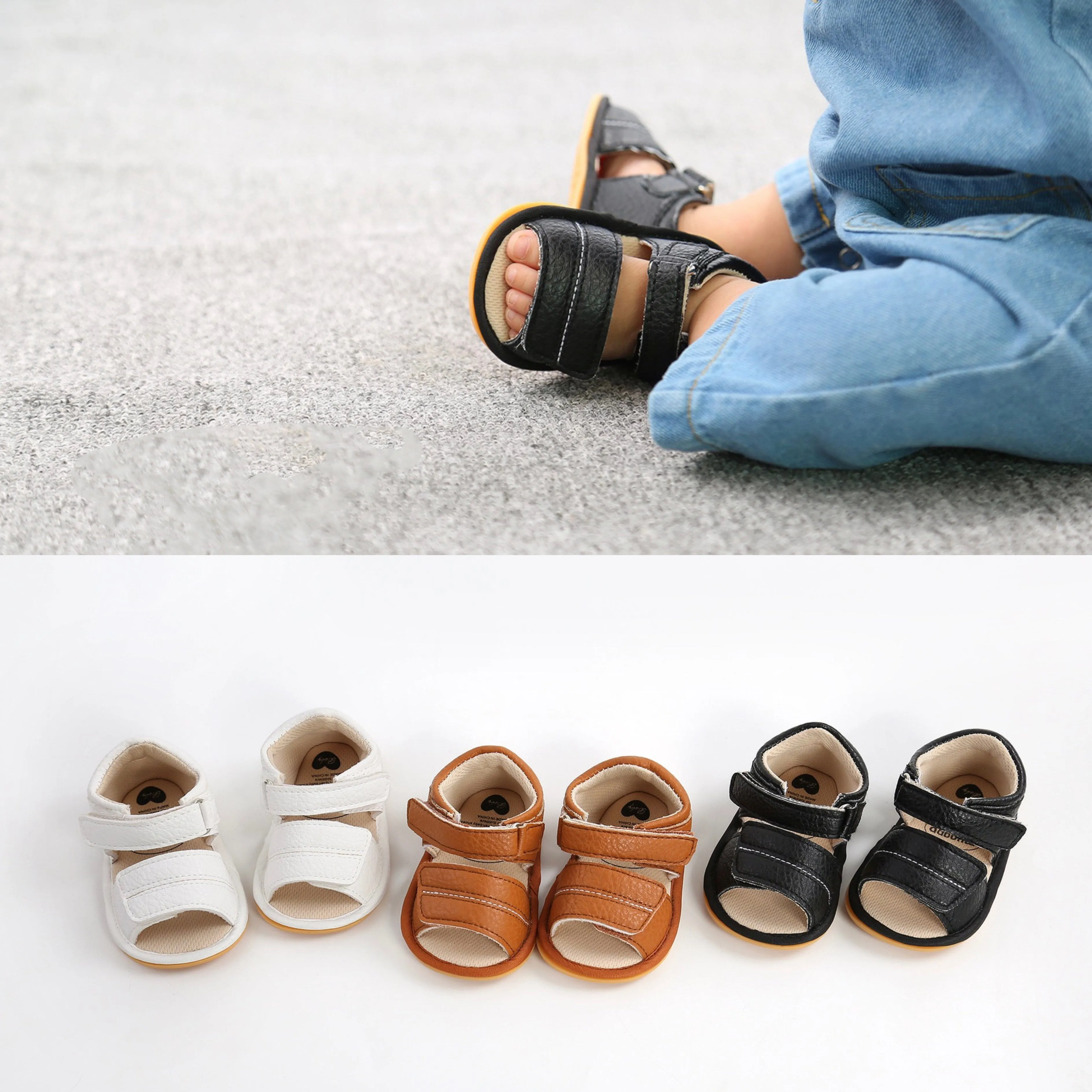 Nat Basic Baby First Walker Sandals