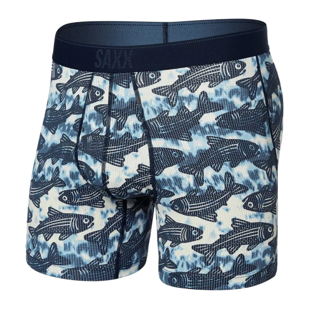 Quest Quick Dry Mesh Boxer Brief (Upstream   Twilight)