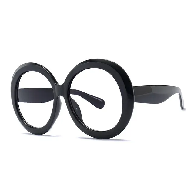 "Funky" Round Plastic Sunglasses