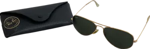 Ray-Ban Metallic Large Metal Aviator Lo205 In Case One Size