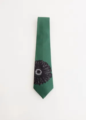 Silk Point Flower Tie