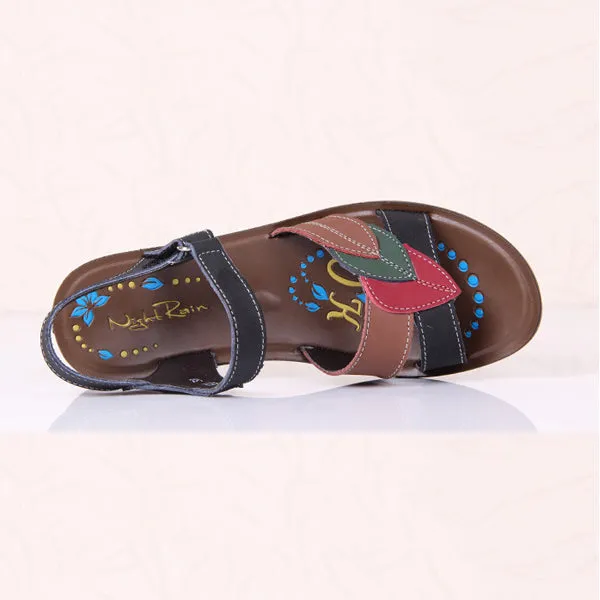 Soft Sole Middle-aged Cozy Flat Non-slip Sandals