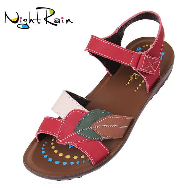 Soft Sole Middle-aged Cozy Flat Non-slip Sandals