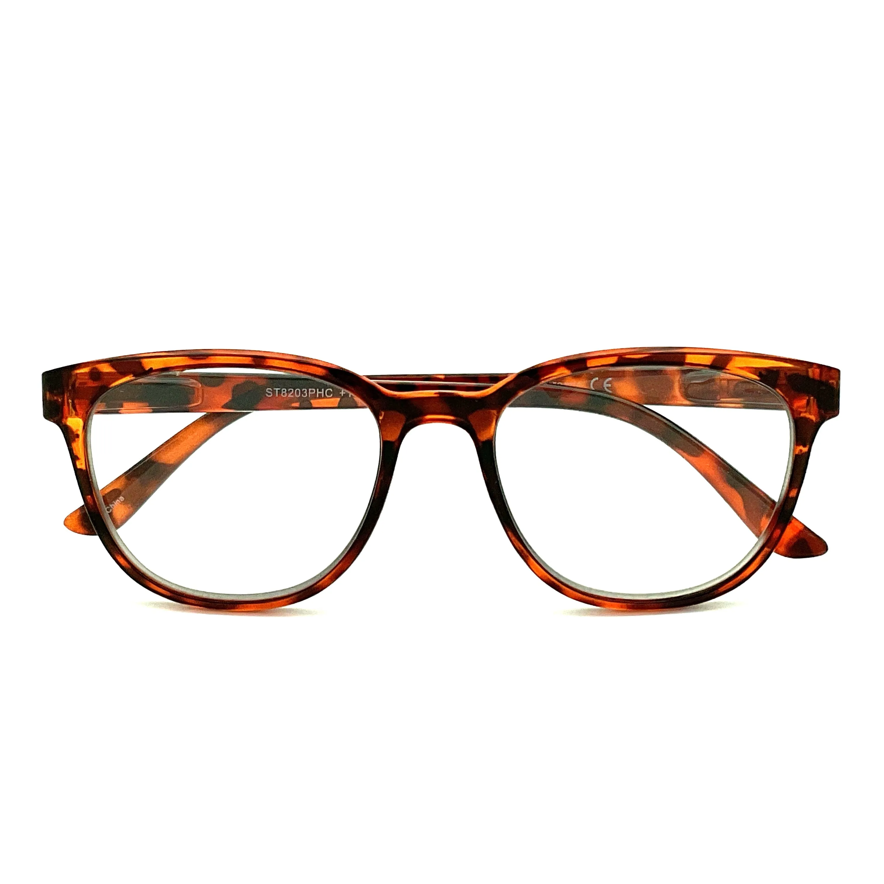 Split Fully Magnified Photochromic Round Reading Sunglasses