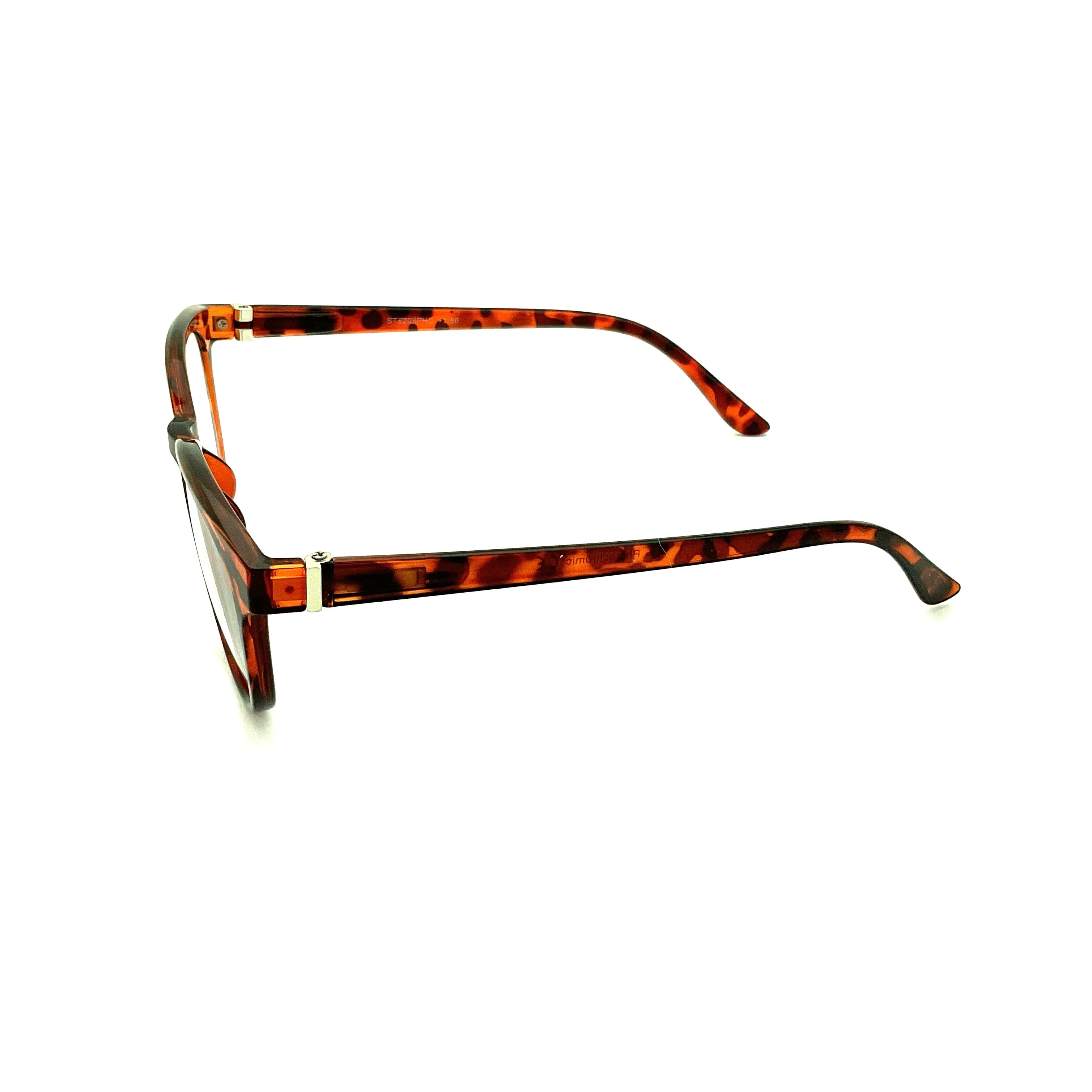 Split Fully Magnified Photochromic Round Reading Sunglasses