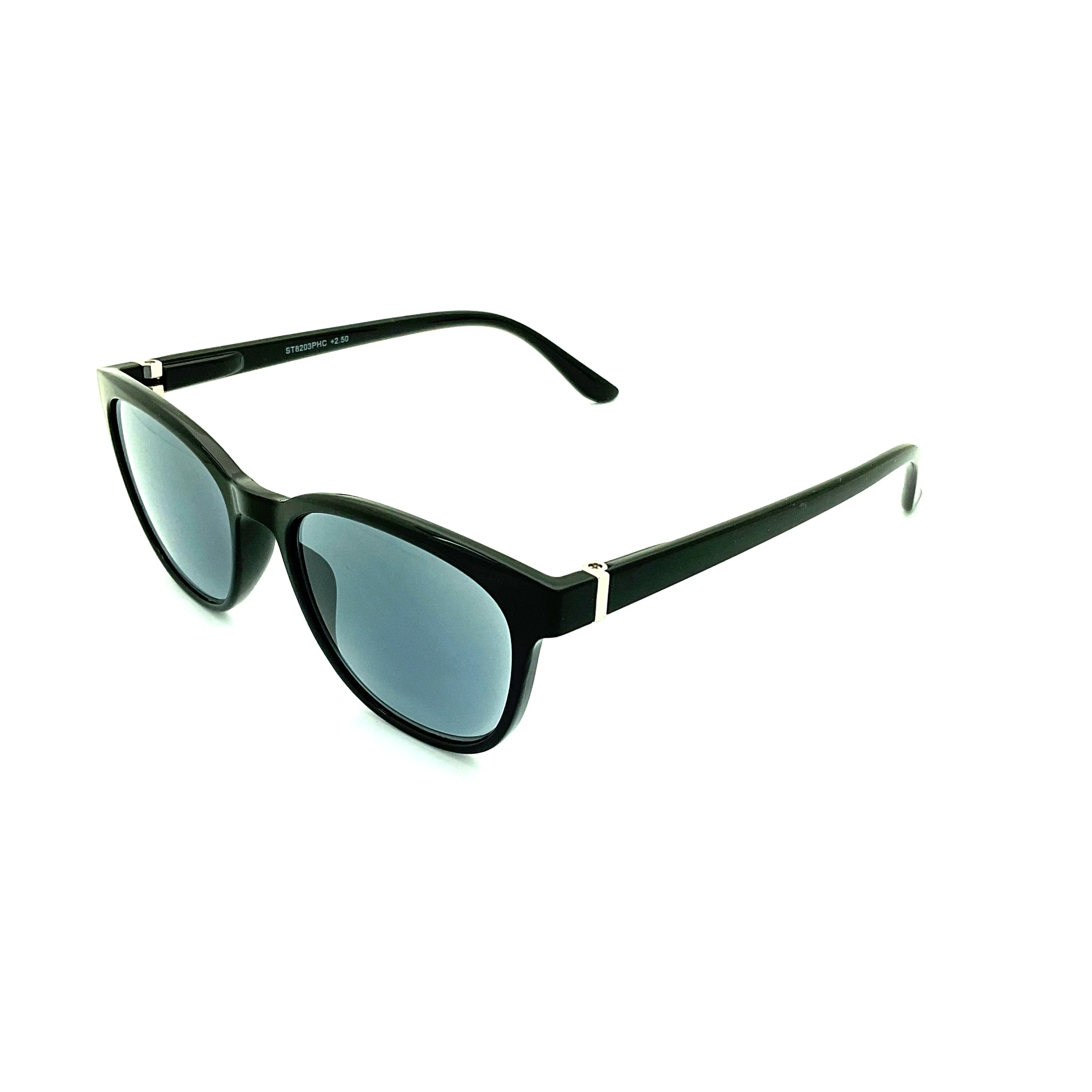 Split Fully Magnified Photochromic Round Reading Sunglasses