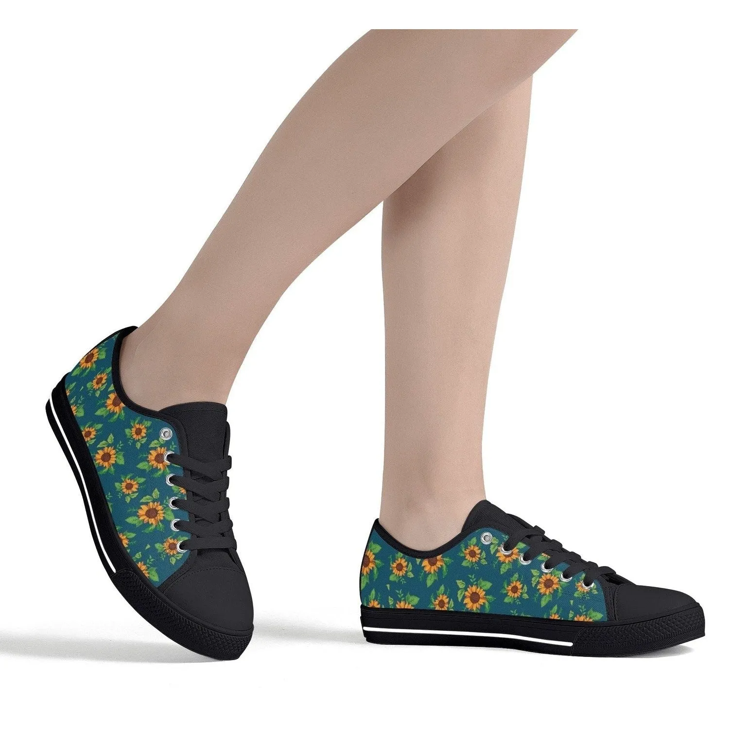 Sunny Womens Low Top Canvas Shoes