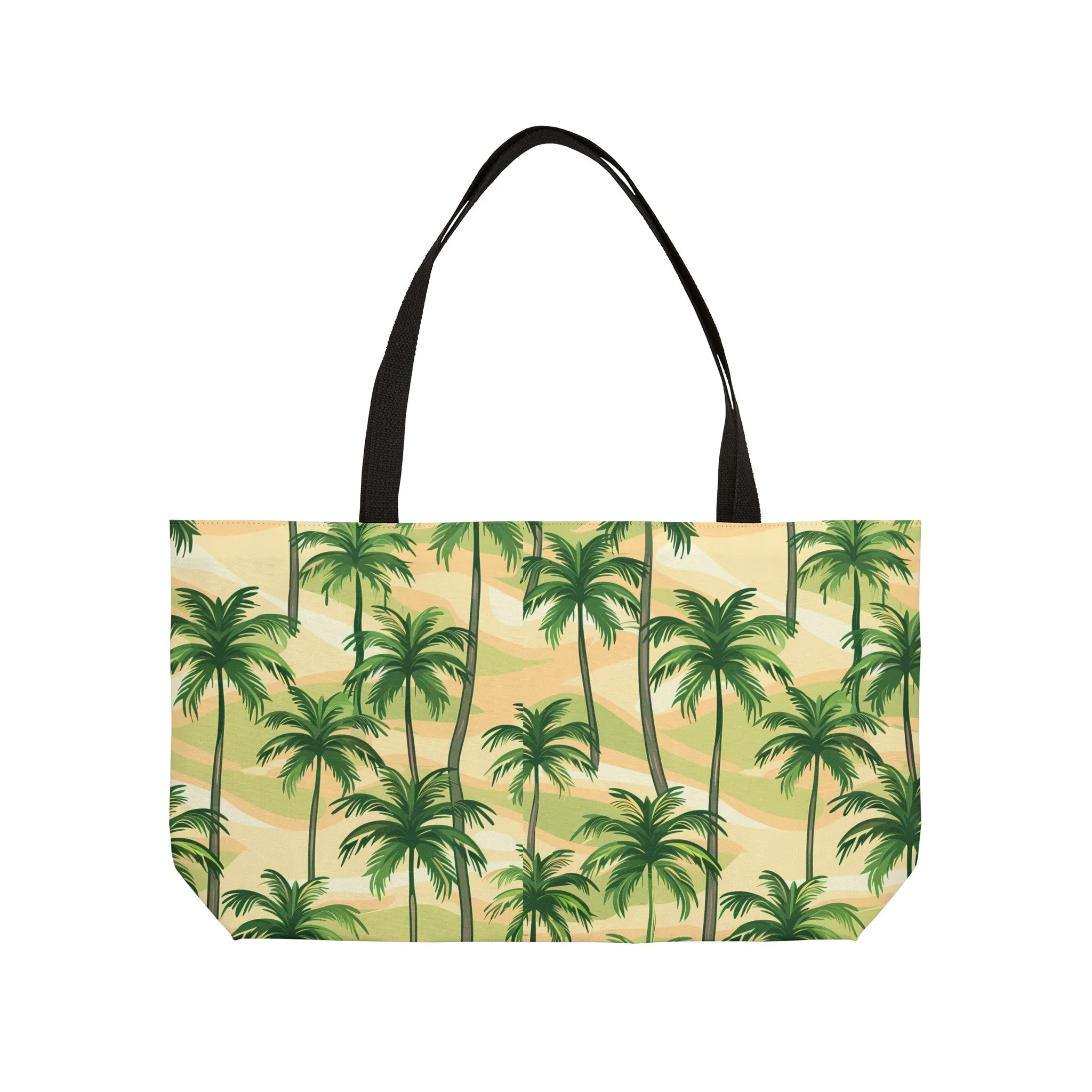 Tropical Tote Bag Palm Trees Design (24" x 13" x 2")