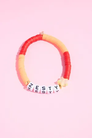 Zesty Inspirational Beaded Bracelet